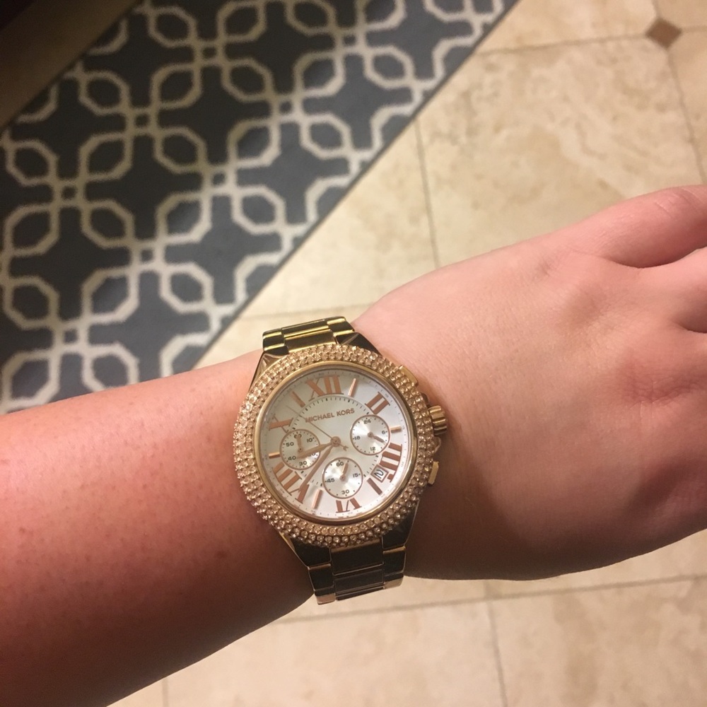 Michael Kors rose gold watch
